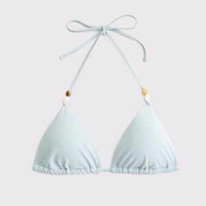 Abercrombie halter triangle bikini top